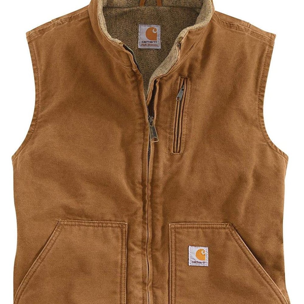 Carhartt Women's Mock Neck Sherpa Lined Vest
